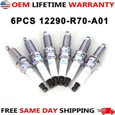 #ad 6PCS OEM Honda NGK Iridium Spark Plugs 12290 R70 A01 ILZKR7B11 For Accord 3.5L $20.99