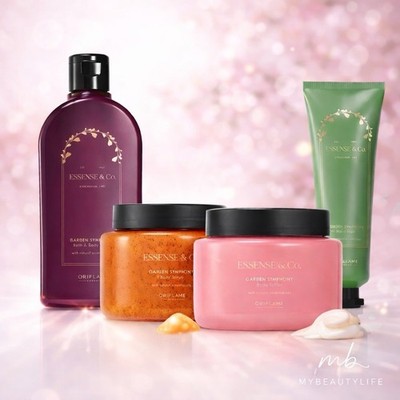 Body Set 4-teilig - Badeschaum Scrub Körpercreme Handmaske