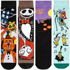 The Nightmare Before Christmas Carton Socks Women Men Casual Warm Crew Sockings