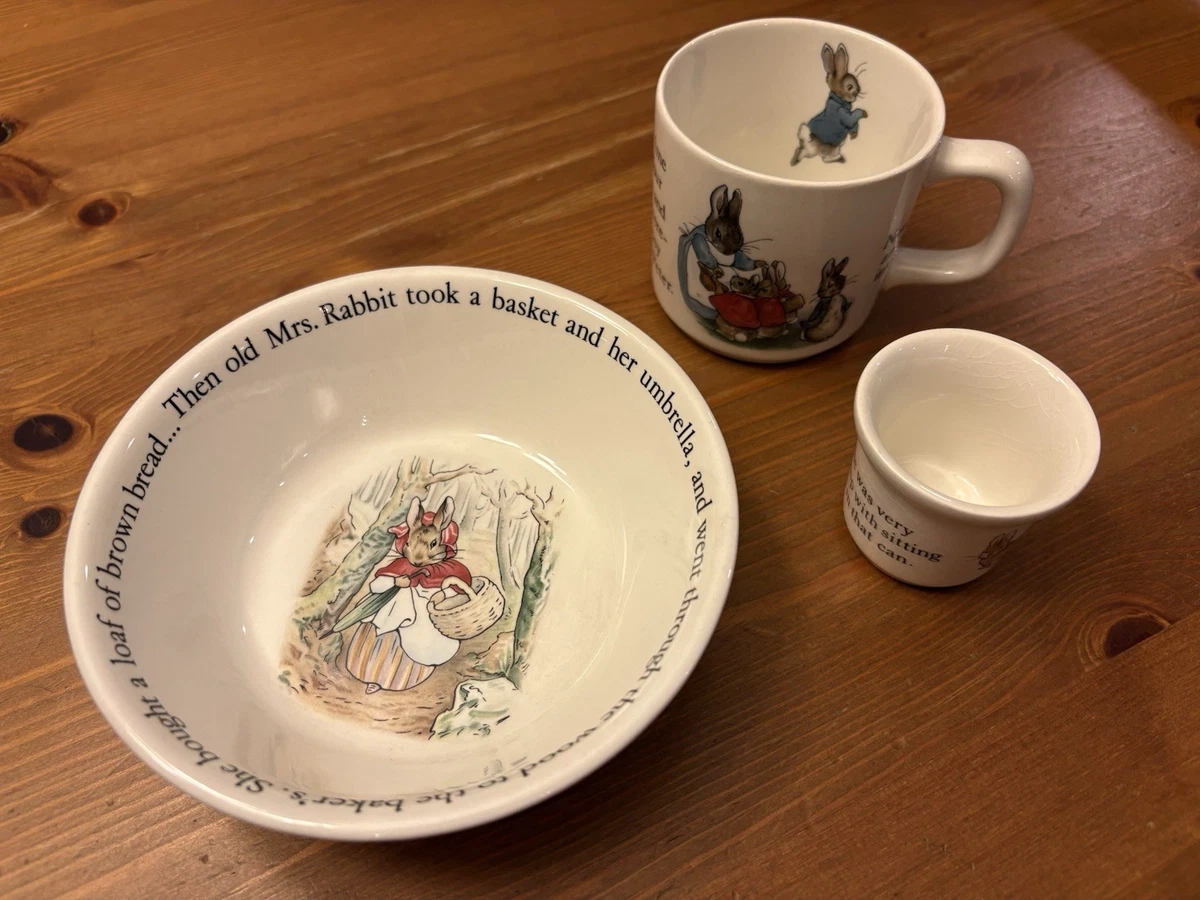 Preços baixos em Wedgewood Peter Rabbit Conjunto Indiana Wedgwood