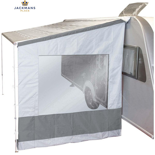 Bo-Camp - Side wall for caravan awning - Universal - Grey 225 cm, Light
