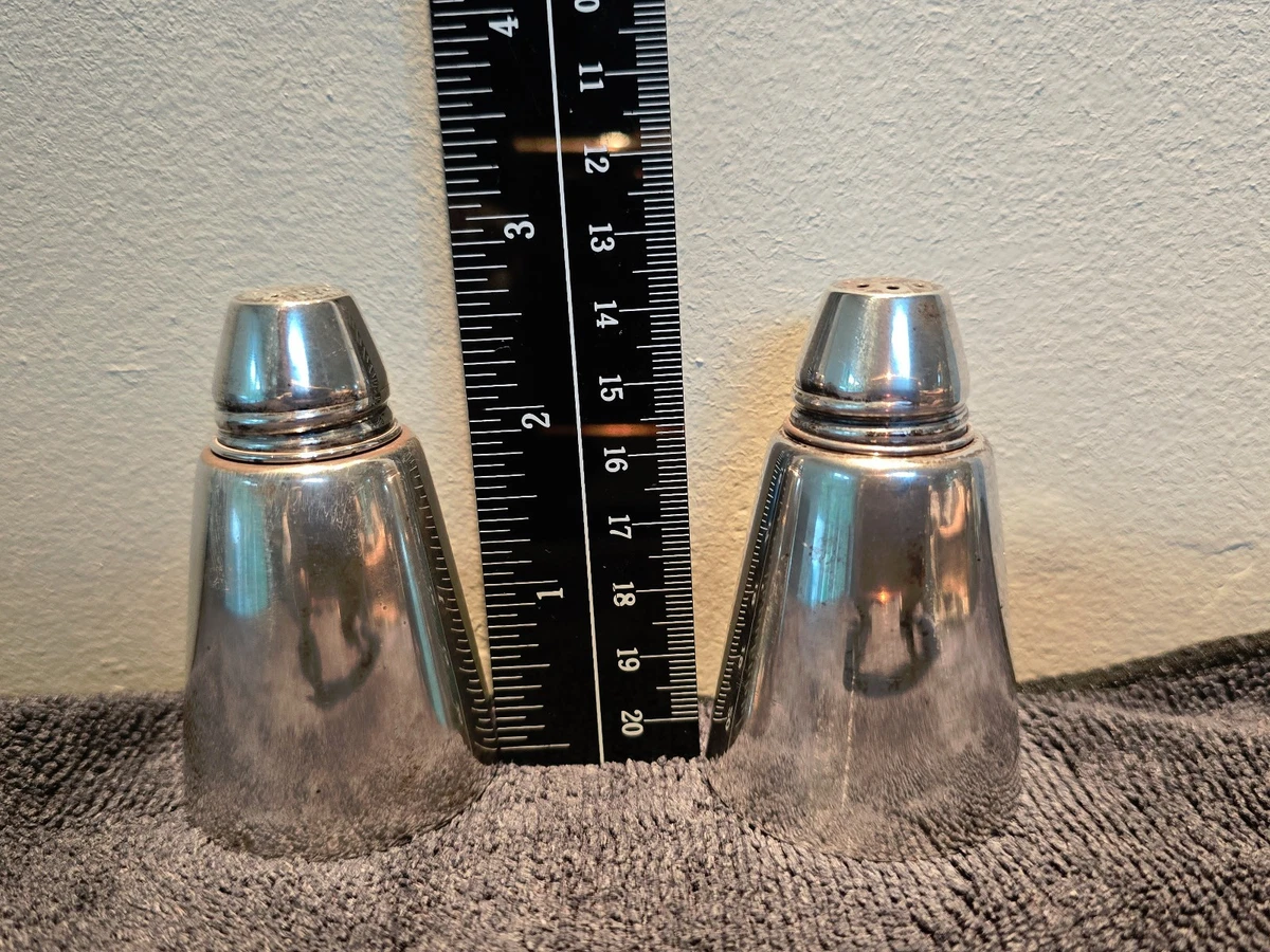 Fisher Sterling Silver In Antique Us Sterling Silver Salt & Pepper
