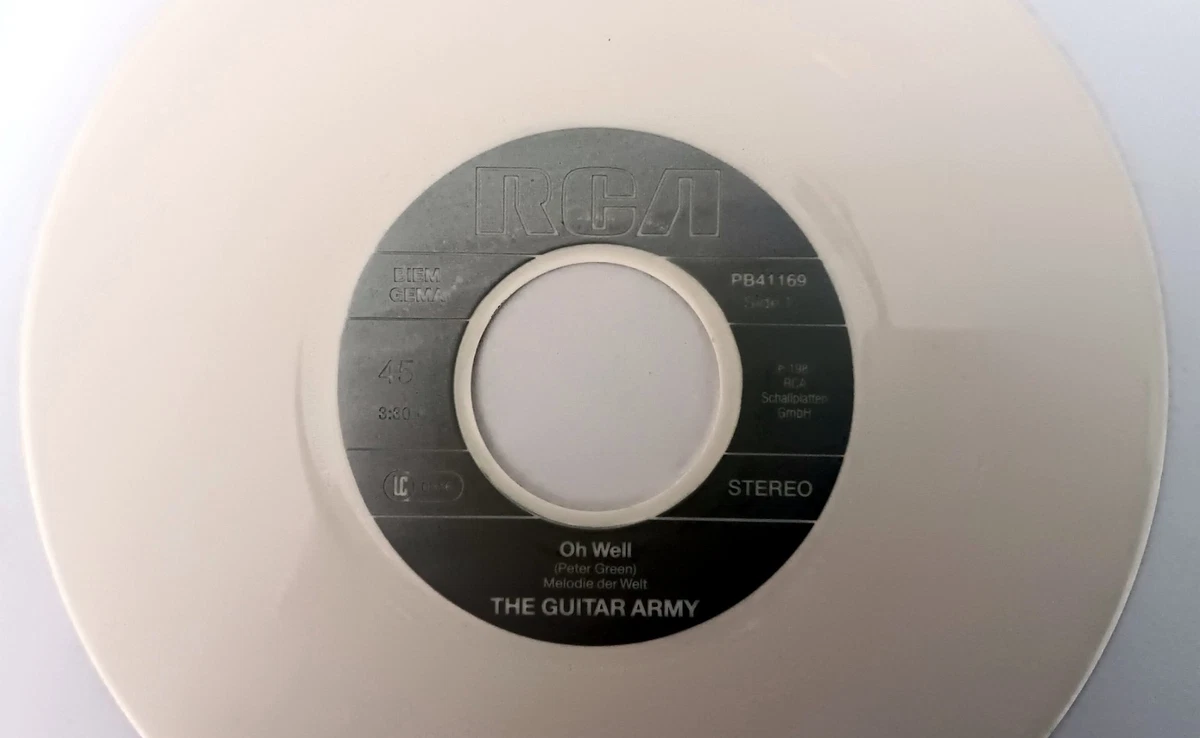The Guitar Army – Oh Well (1987) 7", Vinyl-Single, White Vinyl, Rock, gebraucht
