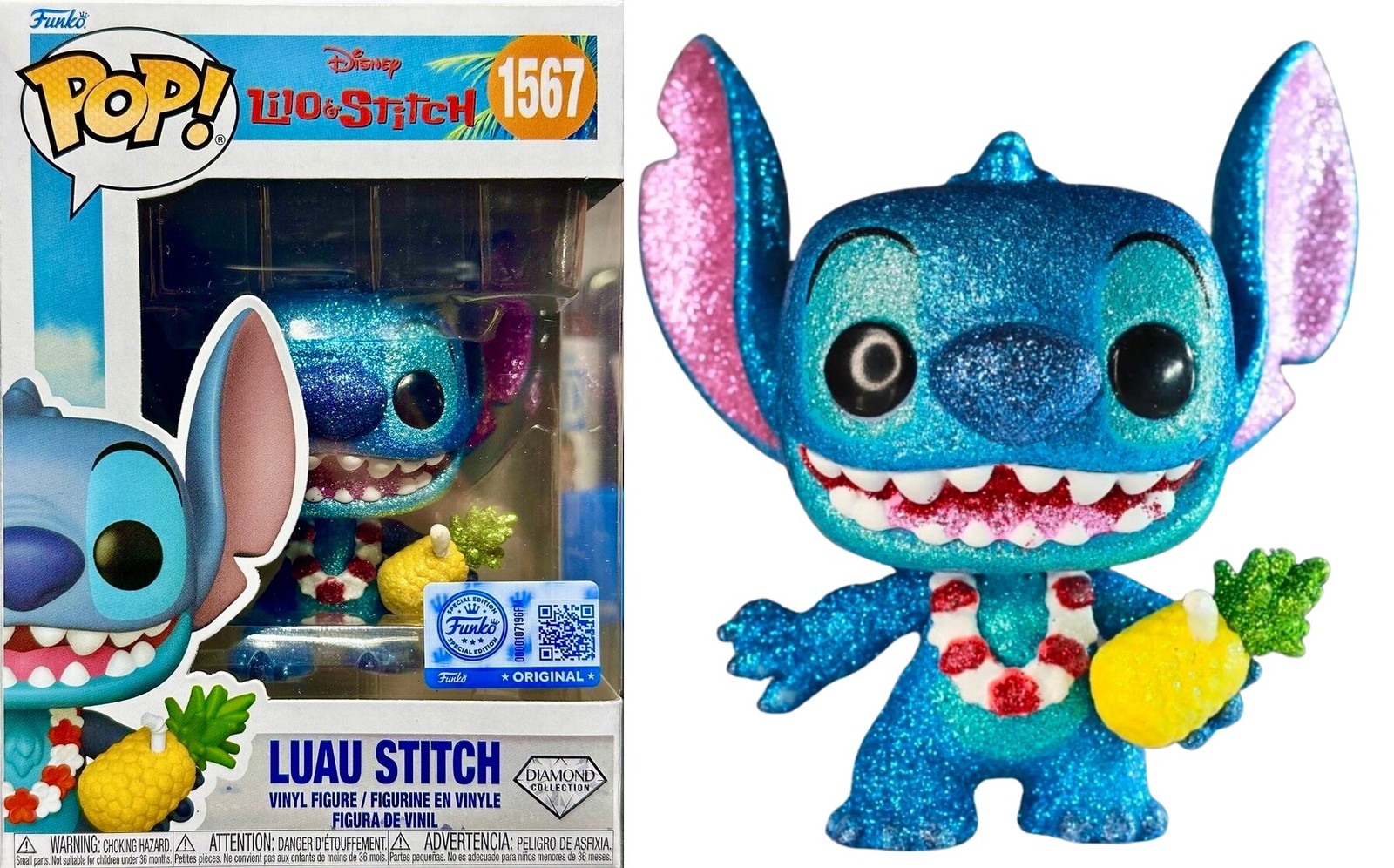 Funko Pop Lilo Y Stitch Luau Stitch Exclusivo De Hollywood