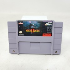 Mortal Kombat II SNES (Super Nintendo, 1994) Authentic Tested Working