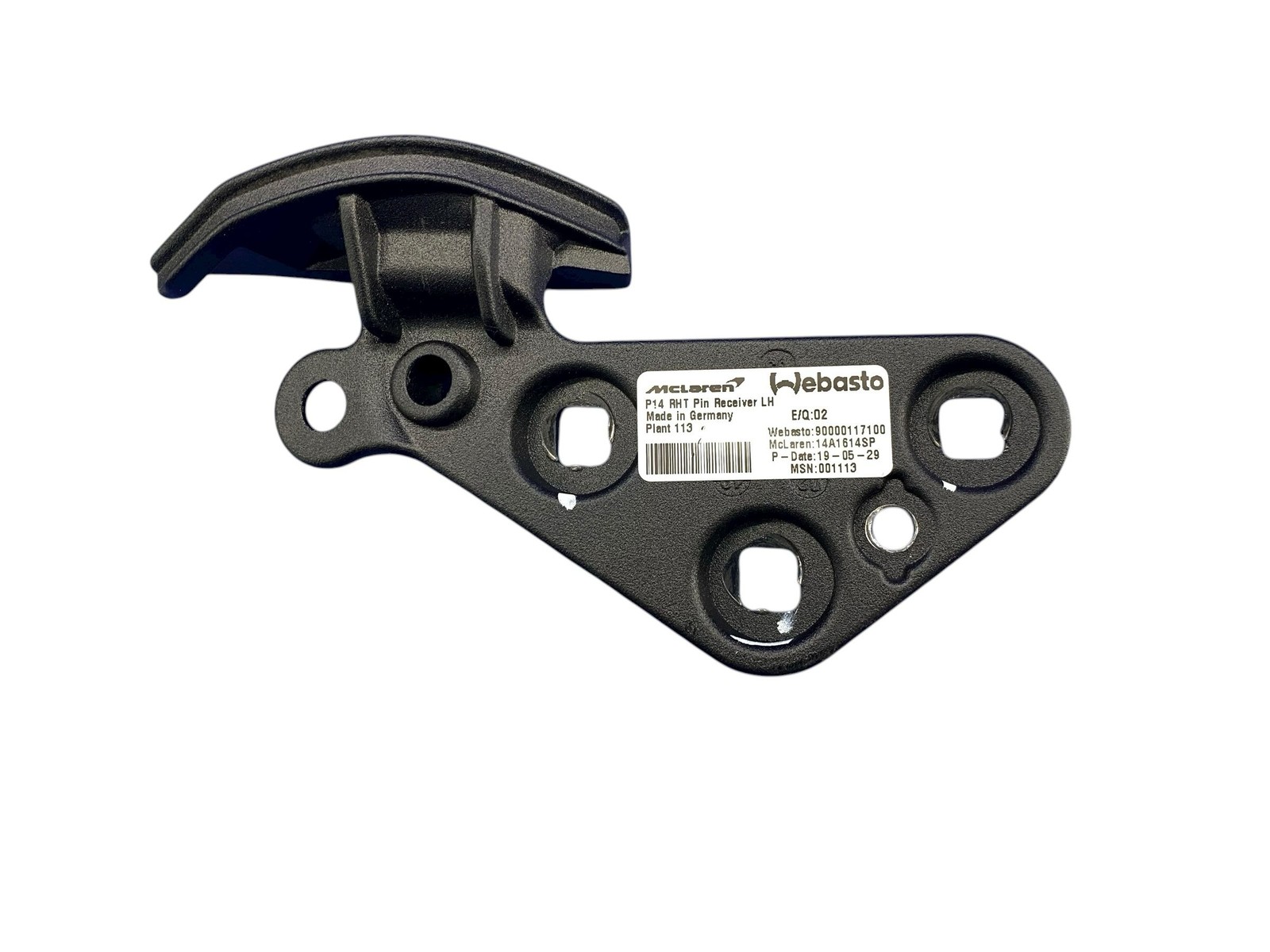 2018-2023 MCLAREN 720S LEFT RIGHT CONVERTIBLE ROOF SUPPORT MOUNT BRACKET SET