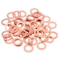 60 Stk. M10 Kupfer-Unterlegscheiben 10X16X1Mm FüR Dichtringe