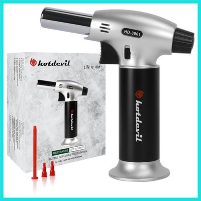Butane Culinary Torch 6g Refillable Tank Cooking Kitchen Torch Lighter Fit Al...