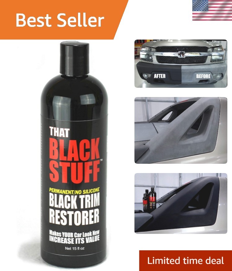 Revolutionary Black Plastic Trim Restorer - Easy Application for Instant Results