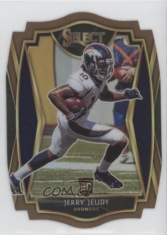 2020 Panini Select Premier Level Copper Prizm Die-Cut /355 Jerry Jeudy #156 y0y