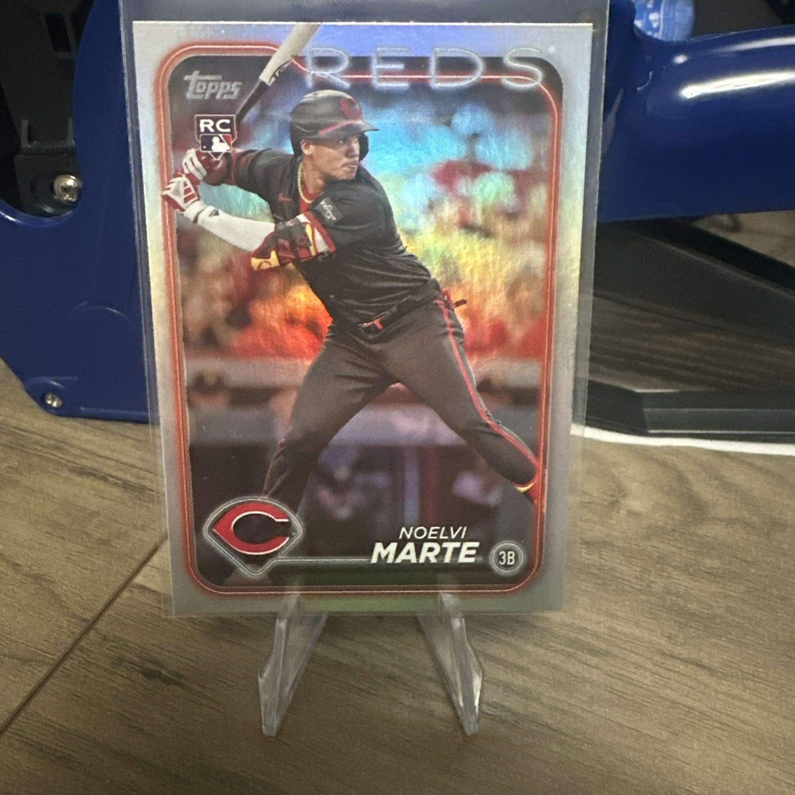 2024 Topps Series 2 Noelvi Marte Rainbow Foil Rookie Card RC #548 Reds SP