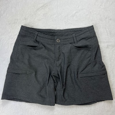 Kuhl Shorts Womens 4 Gray Amphibia Outdoor Hiking Stretch Drawstring Trail