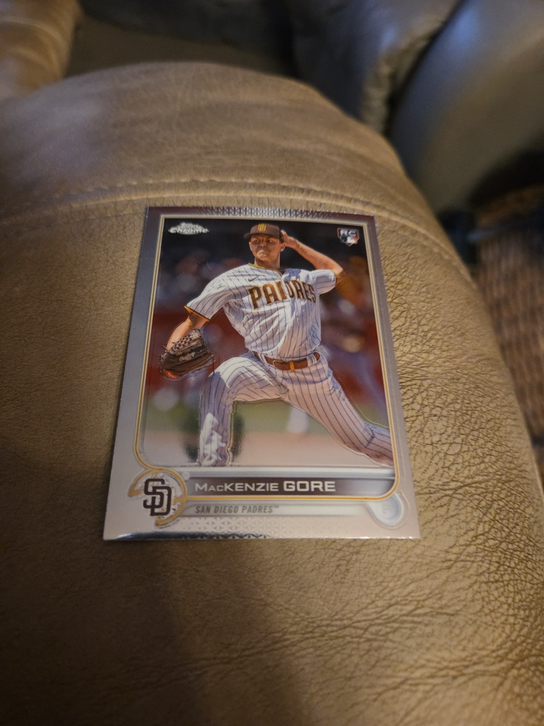 MACKENZIE GORE 2022 Topps Chrome Update #USC182 Padres Rookie