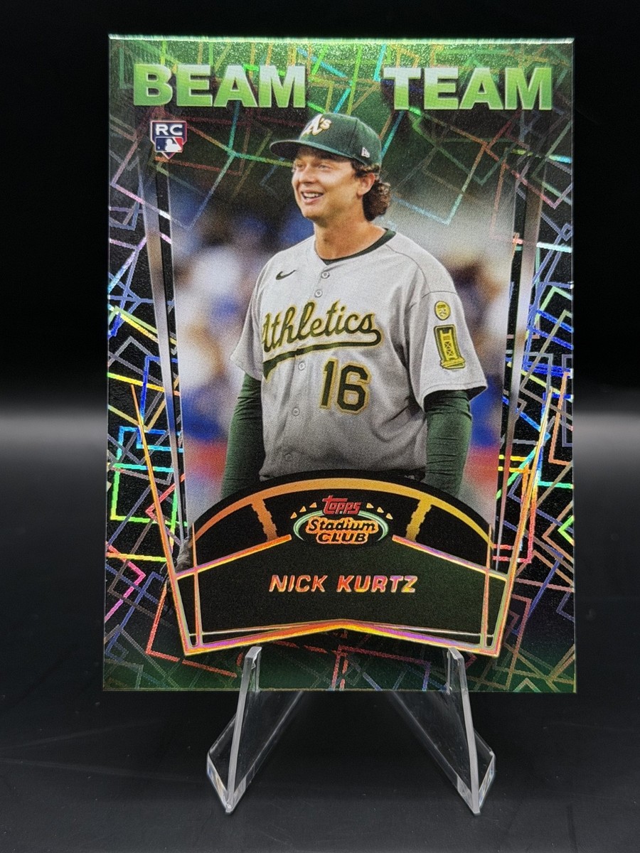 Nick Kurtz Beam Team 2025 Stadium Club #BT-7 Athletics RC | eBay
