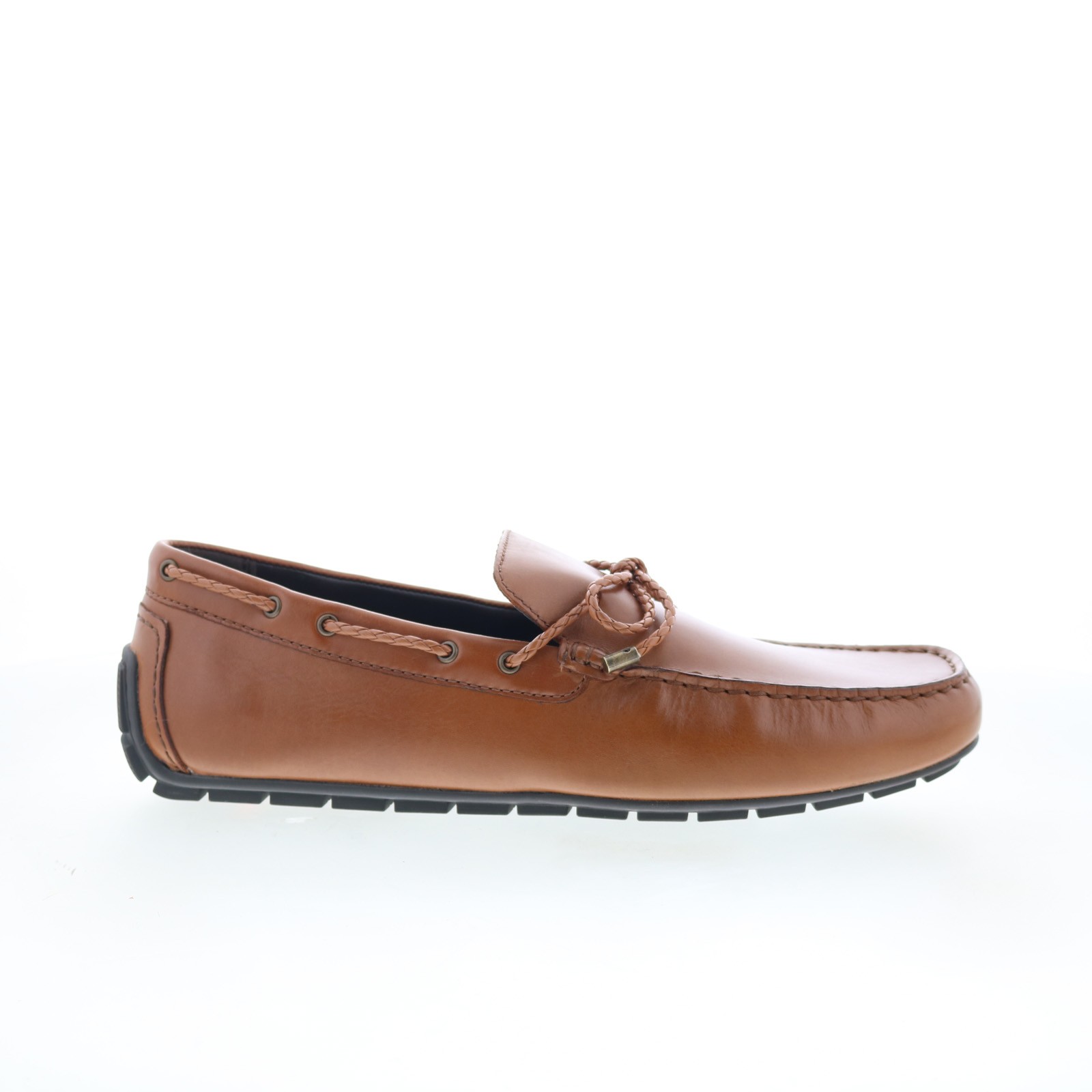 Rockport Taya RMTAYA Mens Brown Leather Loafers & Slip Ons Moccasin Shoes