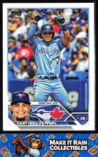 Santiago Espinal 2023 Topps Series One #324 Toronto Blue Jays Baseball