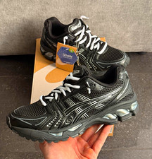 ASICS GEL-Kayano 14 Herren Laufschuhe Sneaker Mesh schwarz/grau EU 42