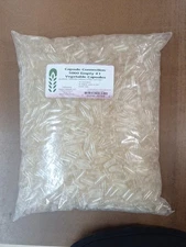 5000 EMPTY VEGETARIAN CAPSULES ~SIZE 1~BULK ( Kosher HALAL ) 5,000 Vegi caps