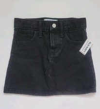 Girls Old Navy Black Jean Skirt Size 5 XS
