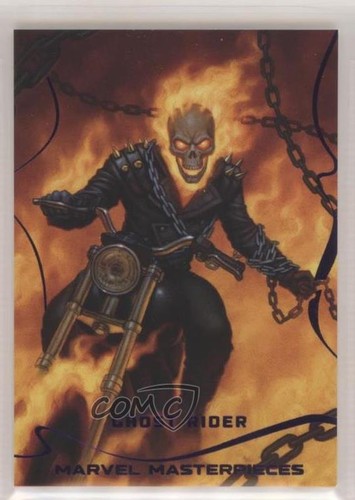 2022 Upper Deck Marvel Masterpieces Epic Purple Foil 5/199 Ghost Rider #19 2y5
