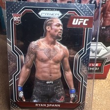 2021 Panini Prizm UFC Ryan Spann #41 Rookie Mixed Martial Arts Card