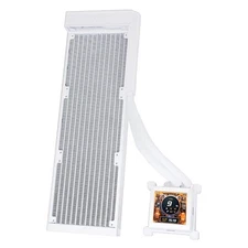 Lian-Li HydroShift LCD AIO 360 Fan-Less Liquid Cooler with 2.88" LCD, White