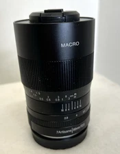 7artisans 60mm F2.8-26cm long range Macro 1:1 Lens for Canon E0S-M Camera- w/Box