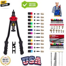 16" RIVET NUT TOOL Hand Blind Riveter,RIVNUT Riveting Tools with Nut Setting ...