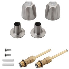 2 Piece Shower Handle Rebuild Trim Kit for Price Pfister Verve Brushed Nickel