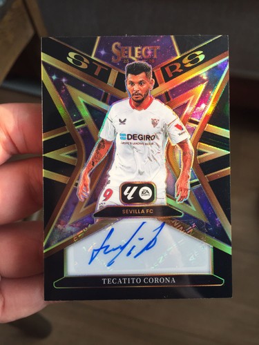 2025-26 Panini Select Tecatito Jesus Corona Monterrey Auto Black 1/1 Mexico