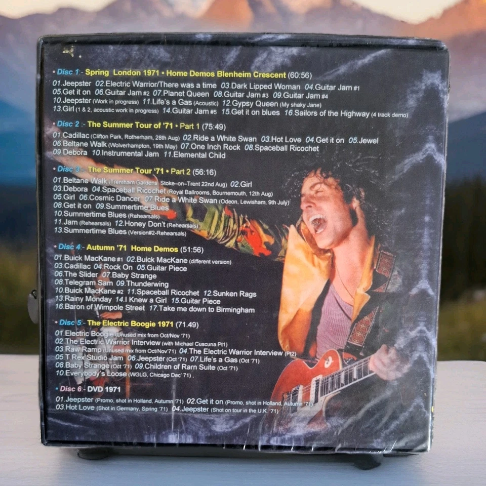 T Rex -The Electric Boogie 5CD+DVD Deluxe Booklet & Free Prints Factory Sealed.  - Image 3 of 3