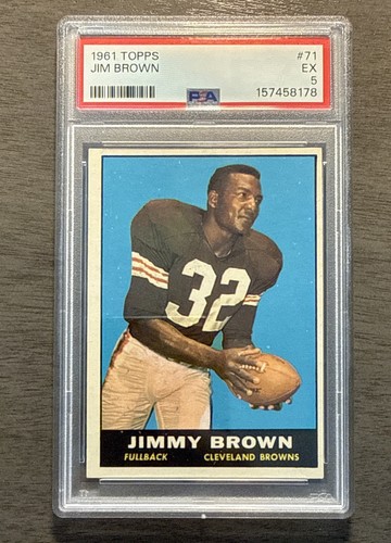 1961 Topps - Jim Brown #71 PSA 5 EX