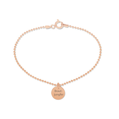 Beka & Bell Armband Damen Brautjungfer Silber Roségold