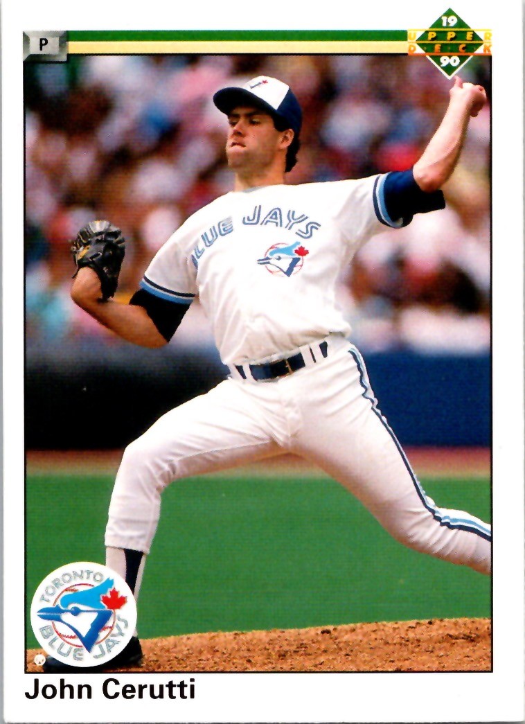1990 Upper Deck John Cerutti #485 Blue Jays
