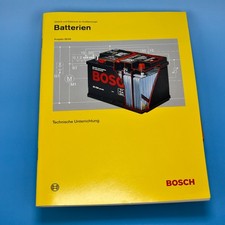 Bosch Gelbe Reihe Batterien Technische Unterrichtung
