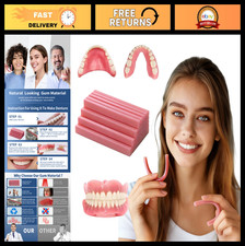 DIY Denture Gum Material - Advanced Reusable Formula for Natural-Looking Full 