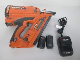 Paslode Cordless Framing Nailer CF325 With 2 Batteries Charger UNTESTED