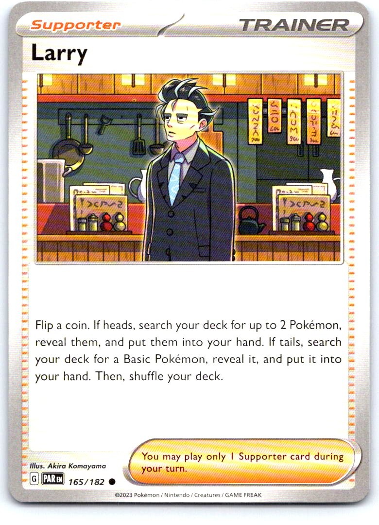 Larry 165/182 Common Paradox Rift Pokemon Near Mint