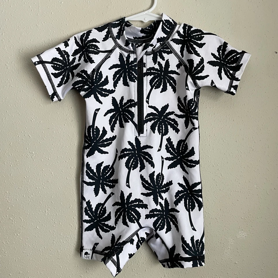George Hüte Sonnenanzug Badeanzug Palmen Größe 12-18 Monate 