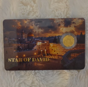 Republic of Liberia 2026 Star of David $12 Gold Coin .9999 Fine Gold 0.9999