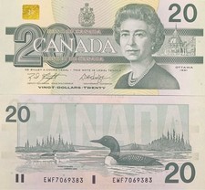 Canada 20 Dollari 1991 P 97 UNC