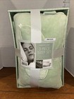 North Point Plush Throw,+ PILLOW +SLEEP MASK  lime green  (50" x 60") - NWT