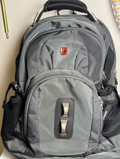 SwissGear 1900 ScanSmart TSA Laptop Backpack Dark Gray Black Airflow 18" Travel