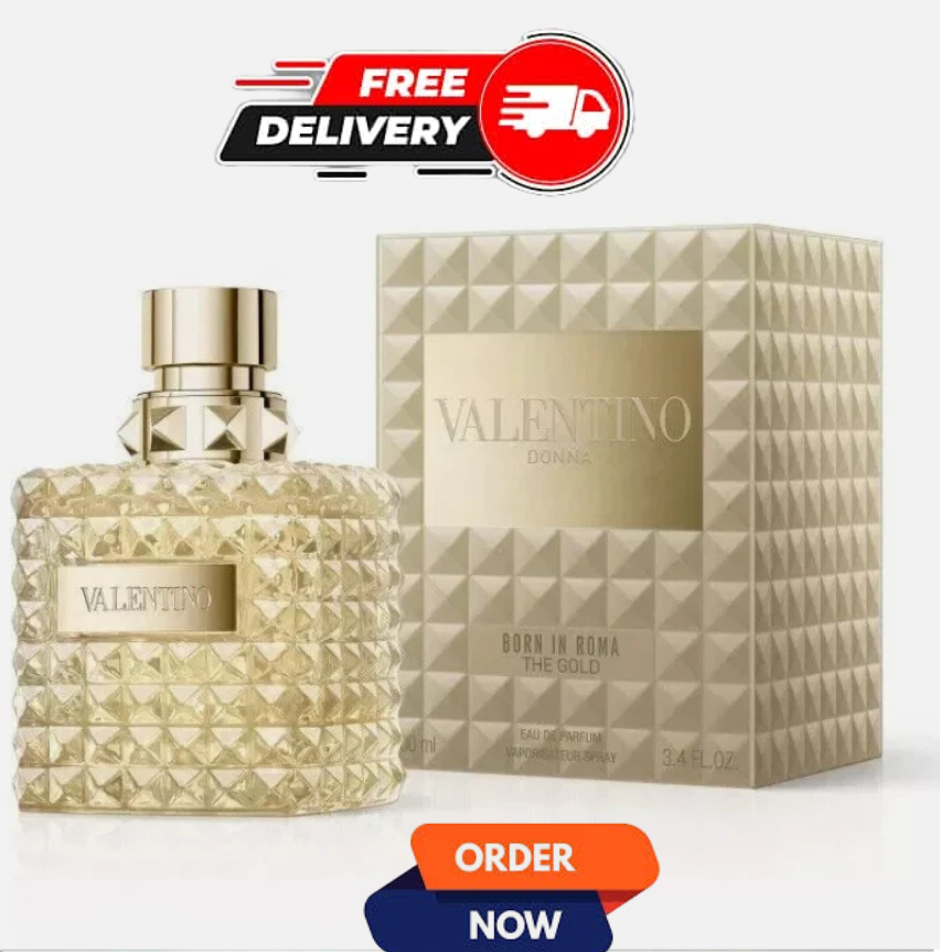 Valentino Born in Roma The Gold Donna Eau de Parfum Women 3.4oz