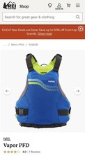 NRS Vapor PFD Personal Floatation Device Life Jacket Swim Vest Size XL / XXL 