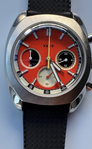Vaer R1 USA Racing Chronograph Orange 38mm. | eBay