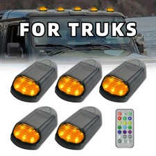 Bright Yellow Led Wireless Solar Powered Roof Lights For Off-road Vehicles