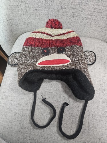 explicit sock monkey toboggan beanie - Picture 1 of 3