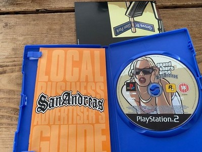 Grand Theft Auto San Andreas für PlayStation 2 mit Karte