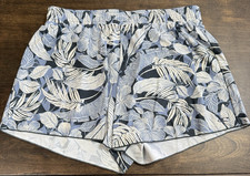 NEW O'NEILL WOMENS CRUISING PRINTED 2" ELASTIC BOARDSHORTS SIZE S BLUE FLORAL